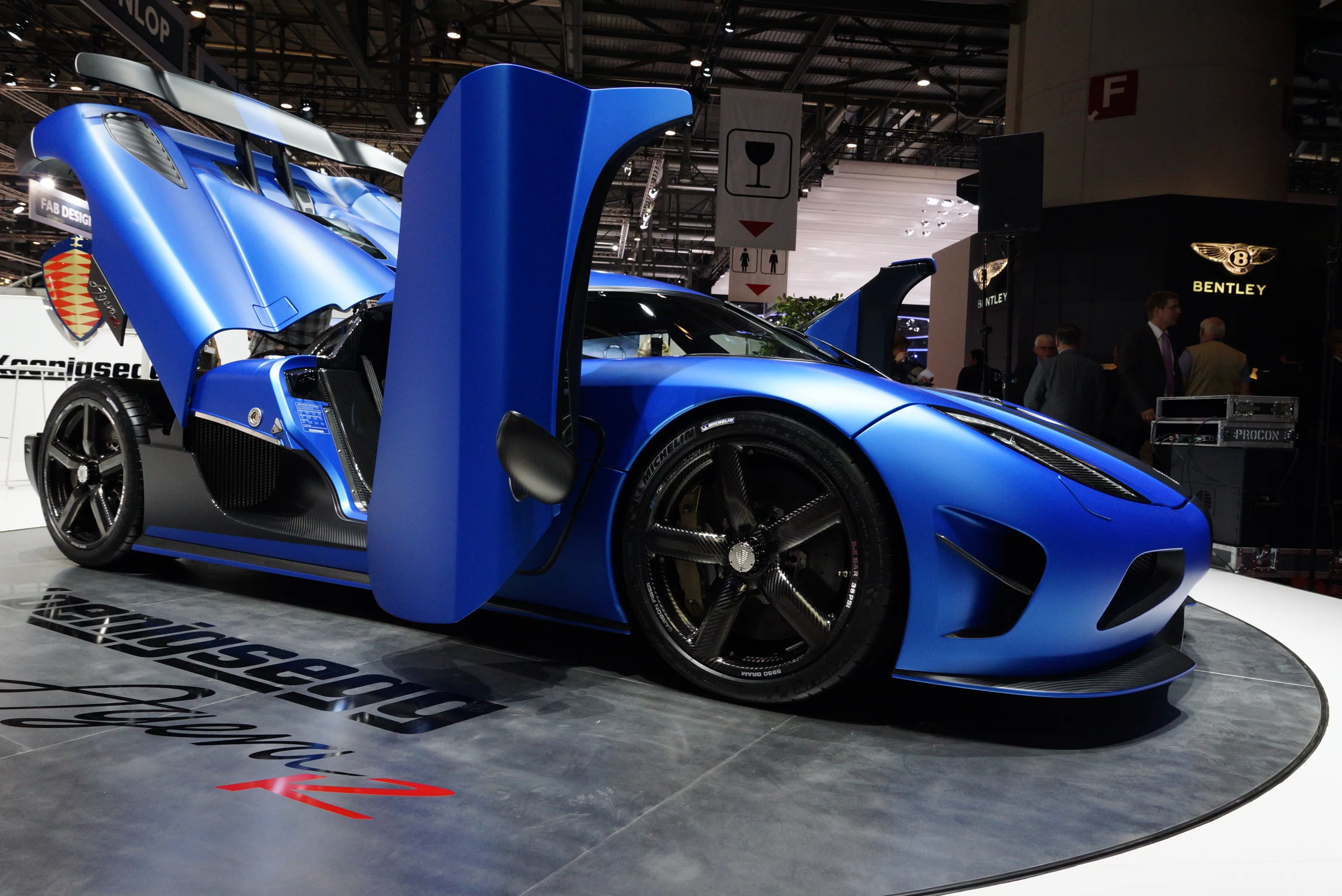 The Agera R on display at Geneva Auto Show 2012
