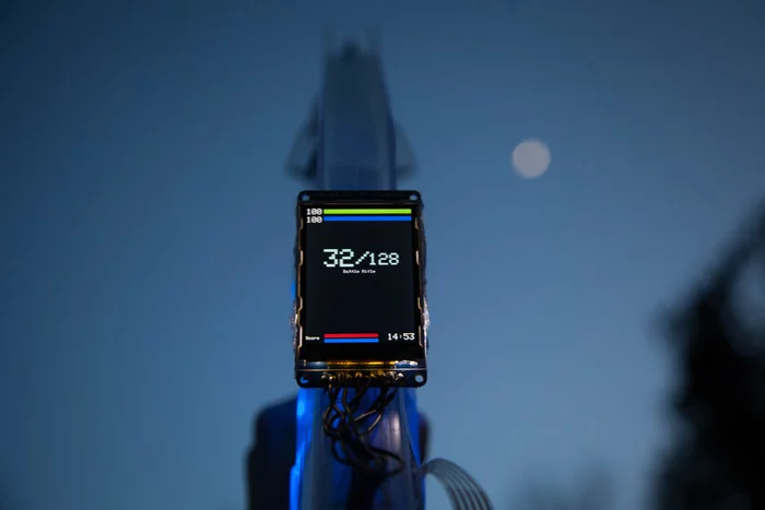 With an infrared LED laser, it also sports built-in speakers and a female USB port for data input