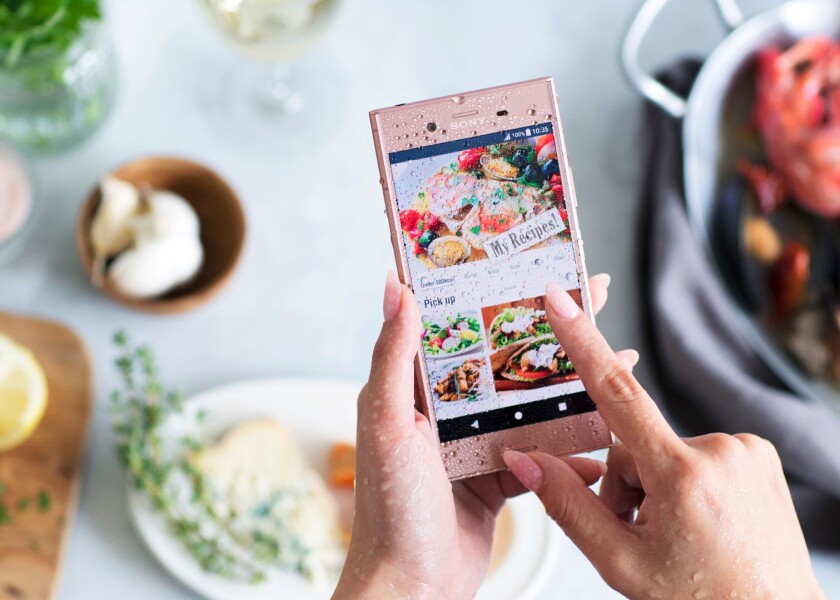 Sony's phones are fully waterproof, with impressive cameras