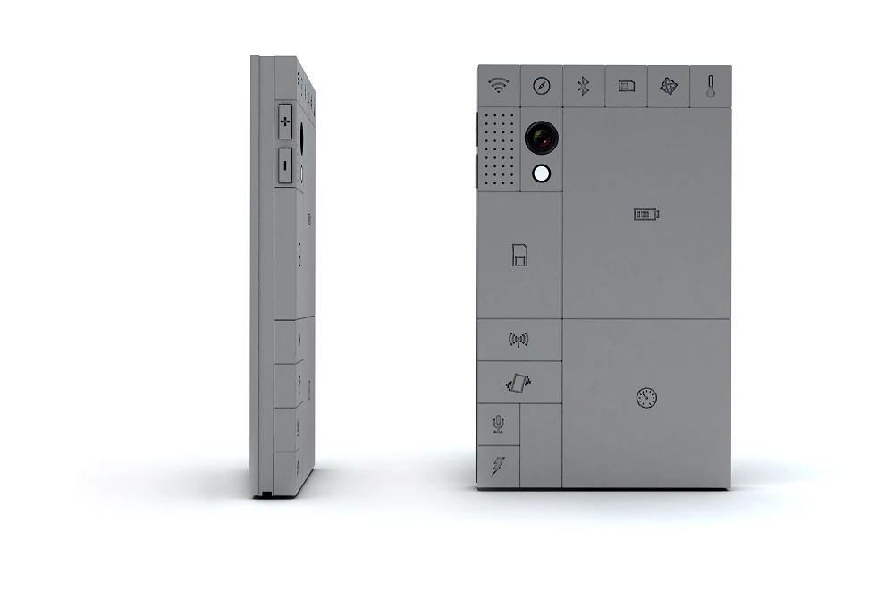 Phonebloks would have a decidedly industrial design aesthetic