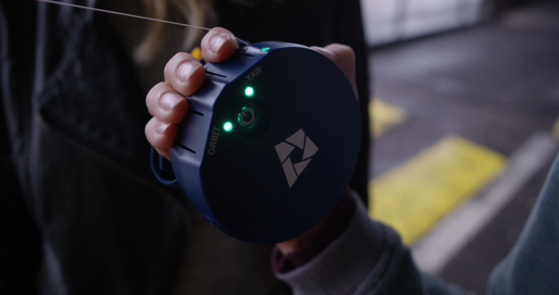 The Fotokite Phi's controller/tether reel
