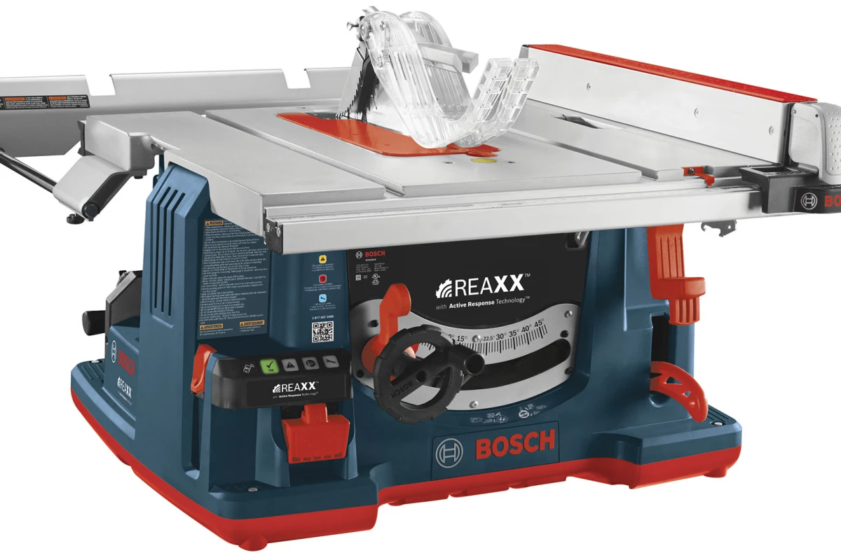 Bosch Reaxx Table Saw Saves Fingers And Blades