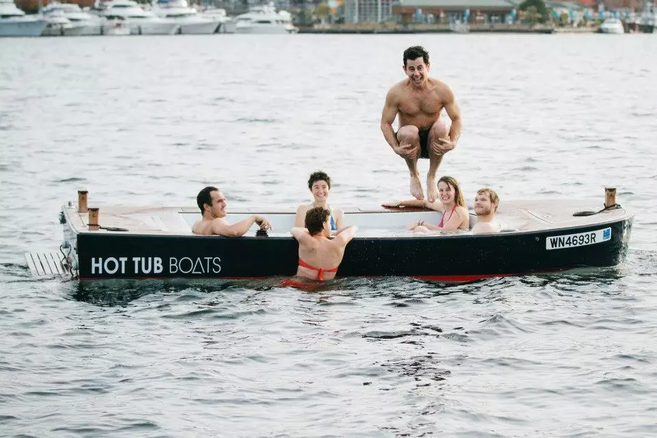 Hot Tub Boats can be rented for use in the Seattle area, or can be purchased for around US$42,000
