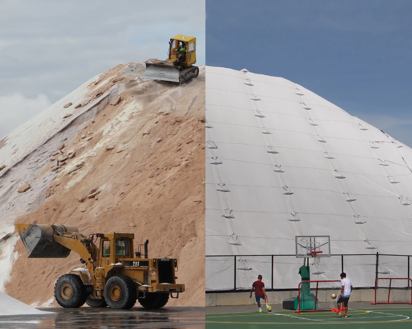 Owned by Eastern Salt Company and designed by Landing Studio, Rock Chapel Marine involved the redevelopment of a shuttered oil terminal into a road salt transshipment facility and waterfront park
