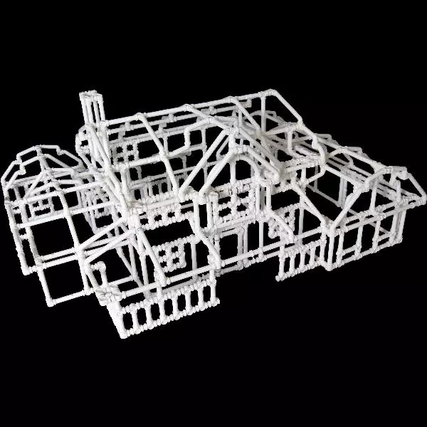 A house built with Crossbeams