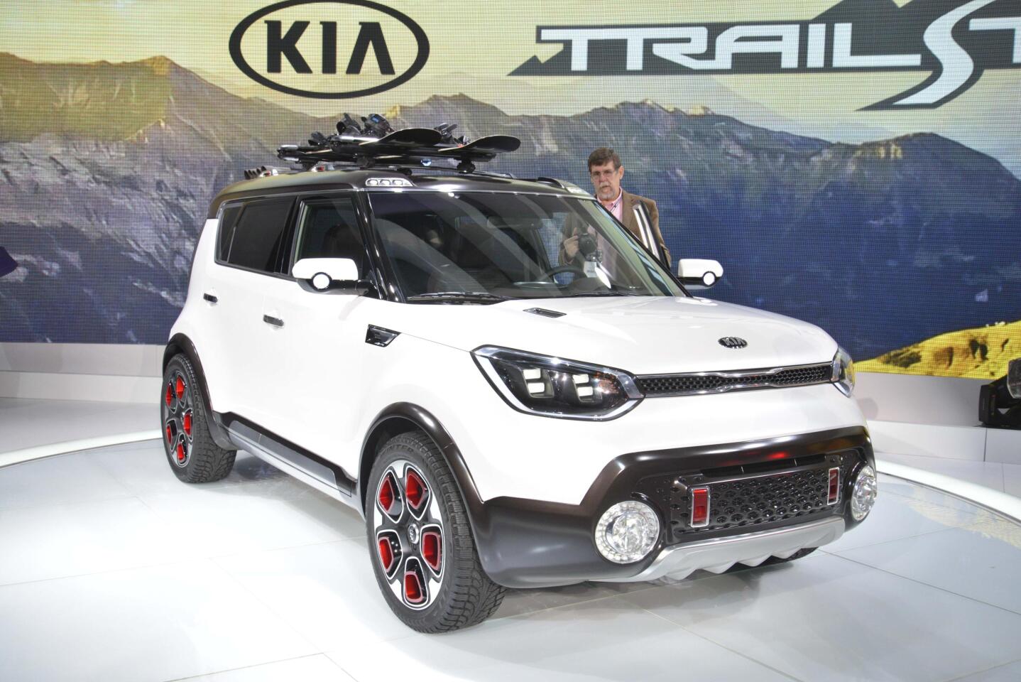 The Kia Trail'ster is an off-road-oriented Soul with e-AWD powertrain