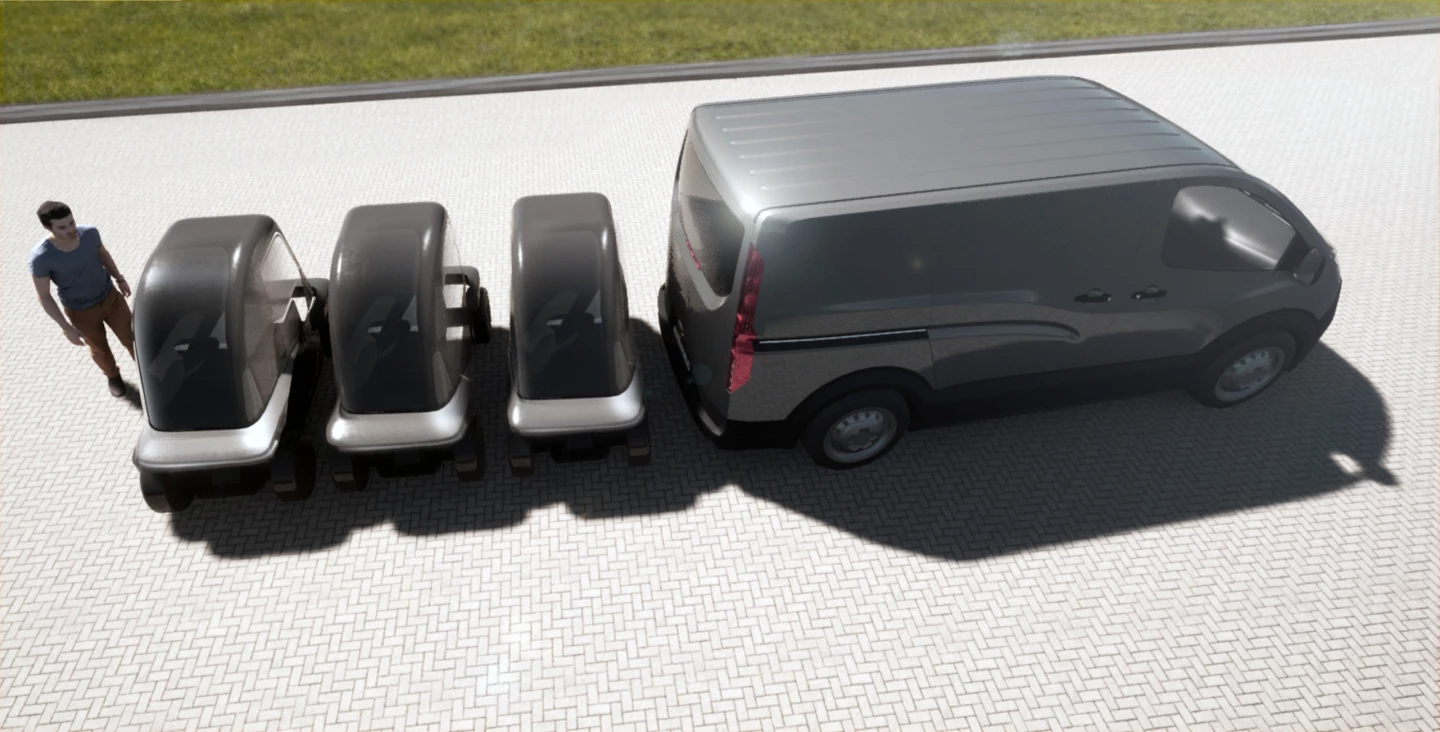 Parking the Zigy electric quadricycle in a crowded city shouldn't pose too much of a problem