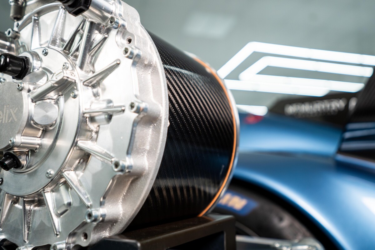 Power-dense motors uncage downright nasty upside-down hypercar