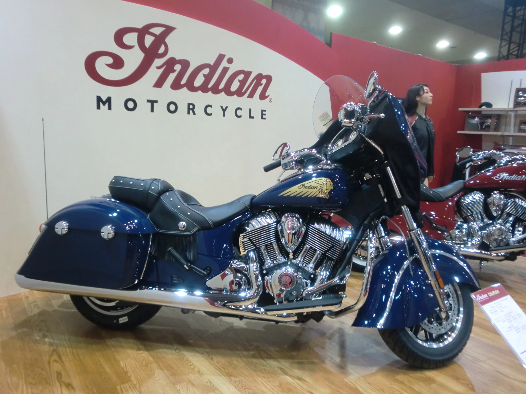 Indian, like Harley Davidson and Victory, is a brand very much in demand in Japan