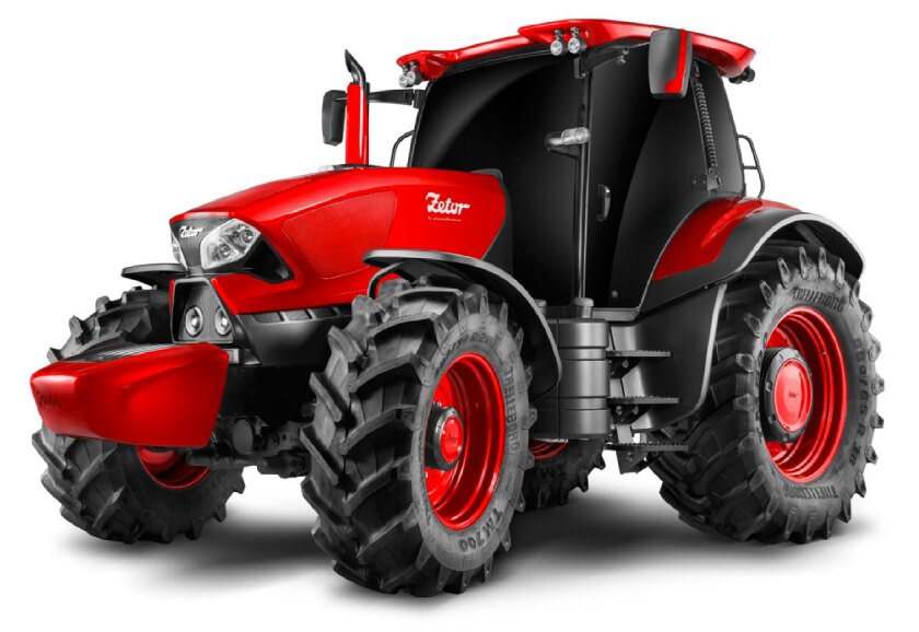 Concept Zetor by Pininfarina: extra angle on the hood