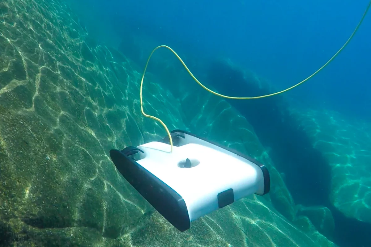 The Trident ROV in its element