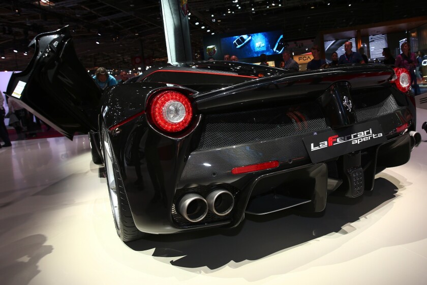 Ferrari reworked the doors based on the loss of roof