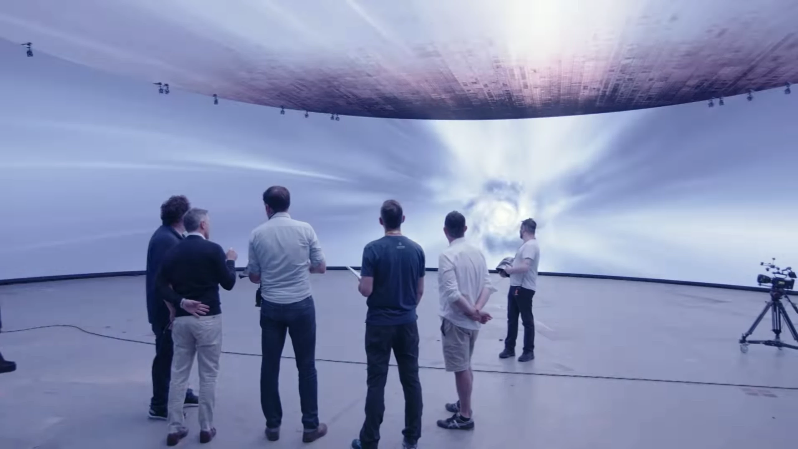 The incredibly versatile set of The Mandalorian – giant LED screens form the walls and ceiling