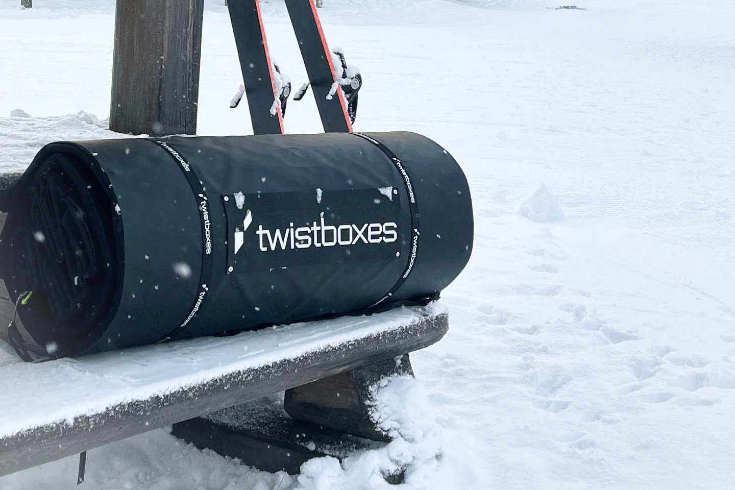 Twistboxes rolls up into a cylinder when not in use