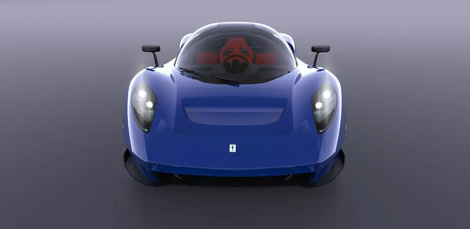 Scuderia Cameron Glickenhaus SCG 004S from the front