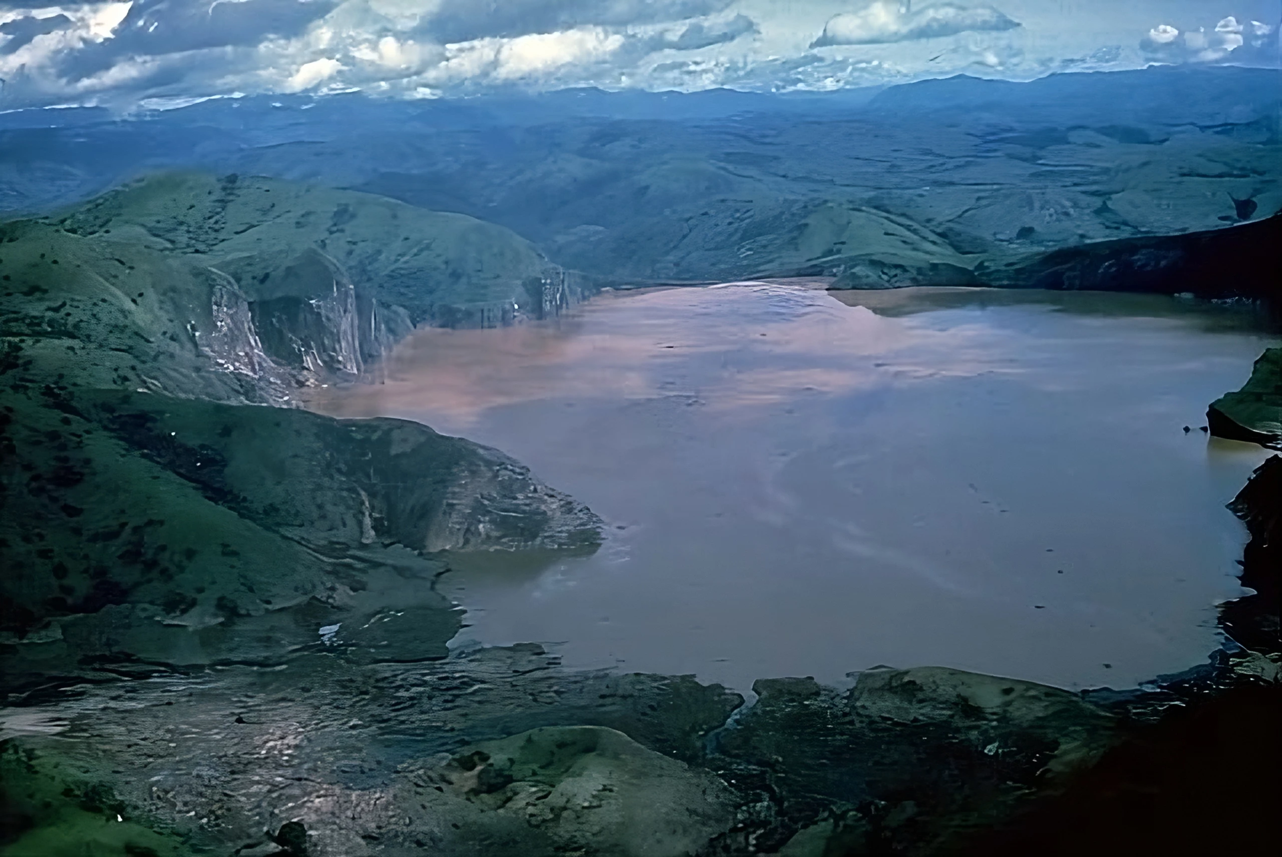 Volcanic Lake Nyos in Cameroon, Africa, 1986