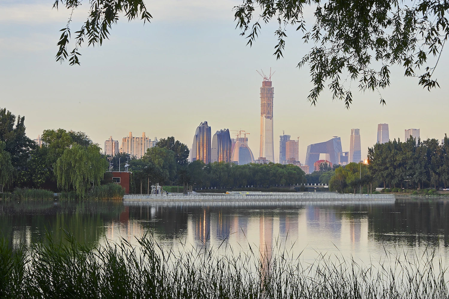 The Chaoyang Park Plaza comprises a total of 10 buildings