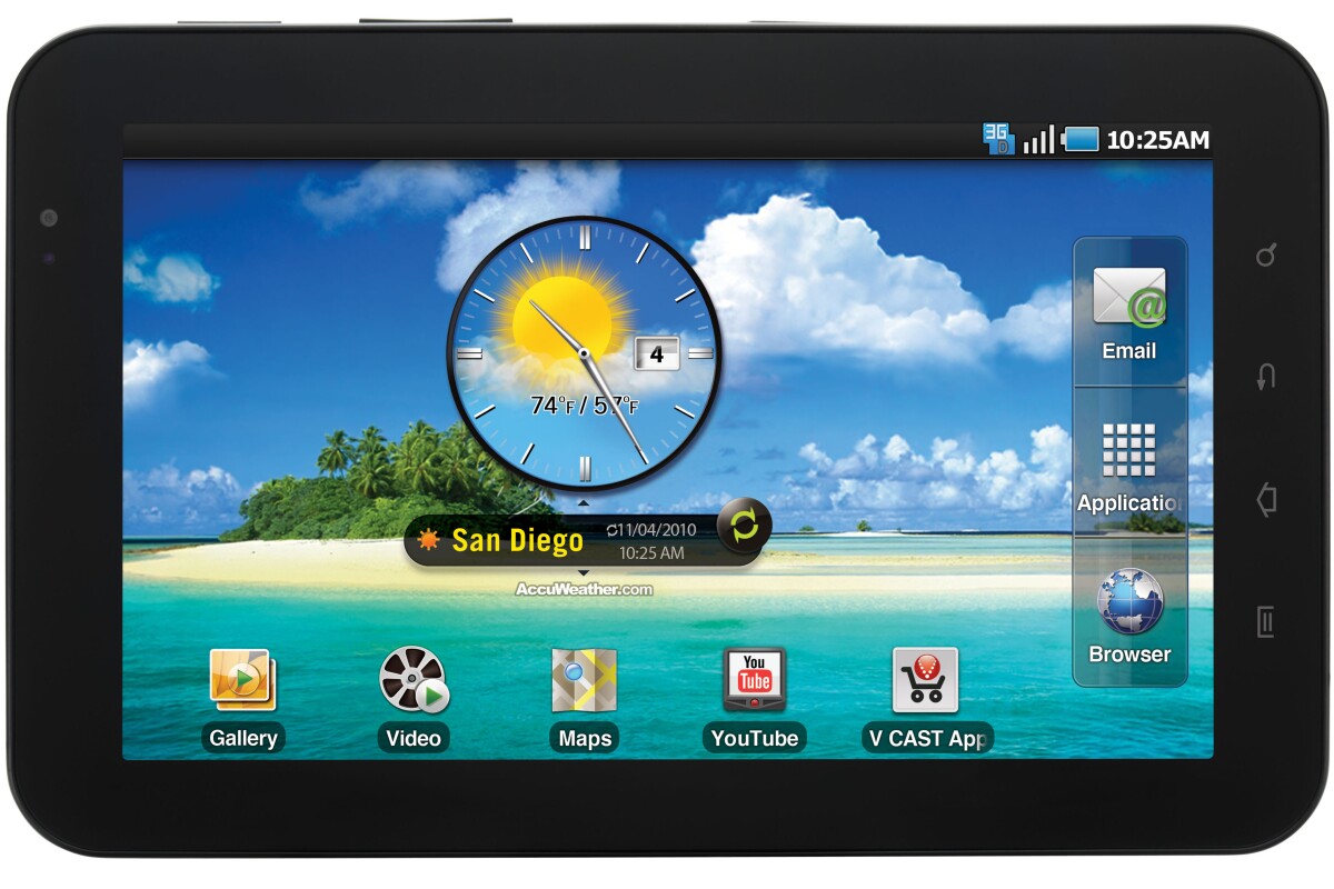 Samsung Galaxy Tab Released Amoled Screen On The Way