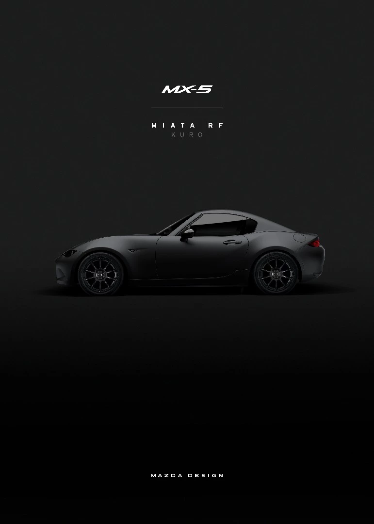 Kuro, meaning black in Japanese, is an apt name for this RF Concept
