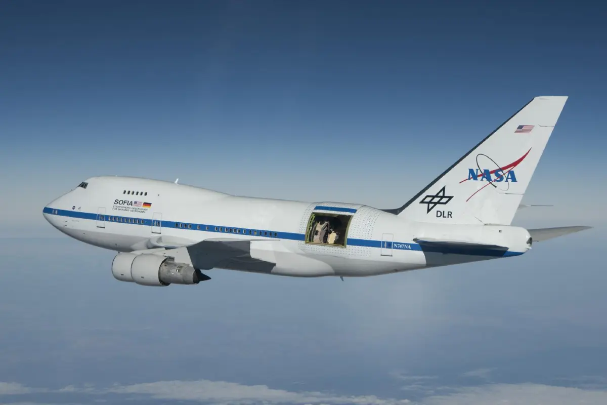 SOFIA's FORCAST telescope was used to collect infrared readings from protostar G35.20-0.74