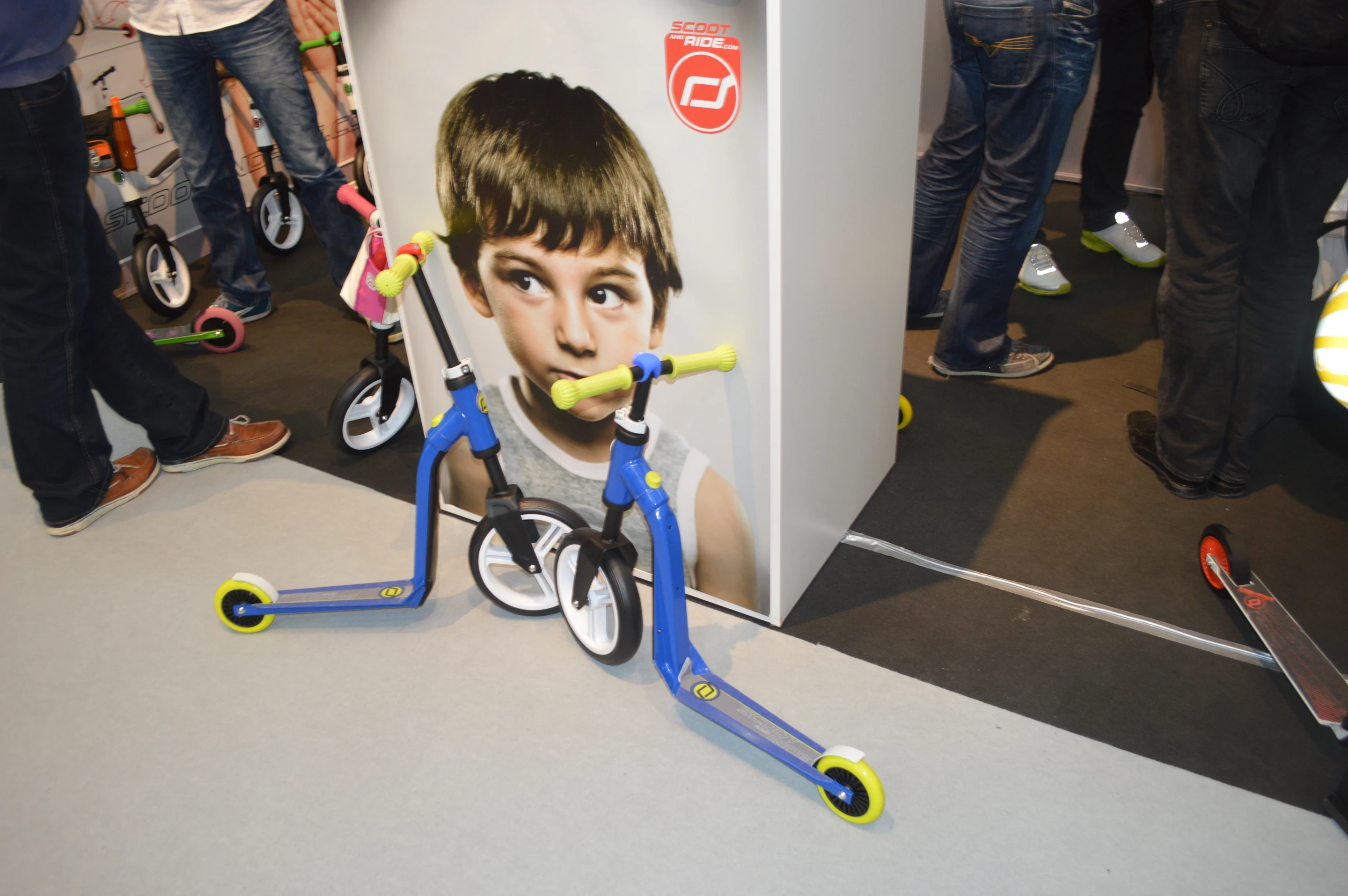The Highwayfreak provides young children with a sit-atop bike and a skate-style scooter