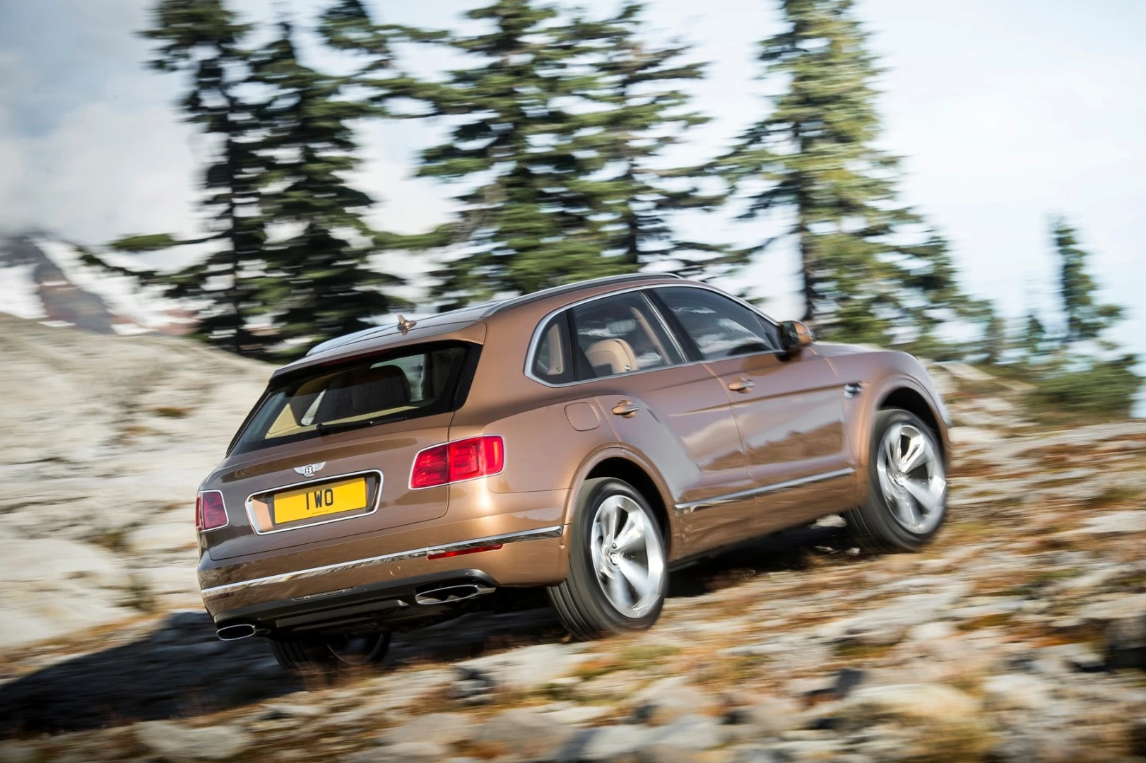 The Bentayga has an eight-speed automatic gearbox