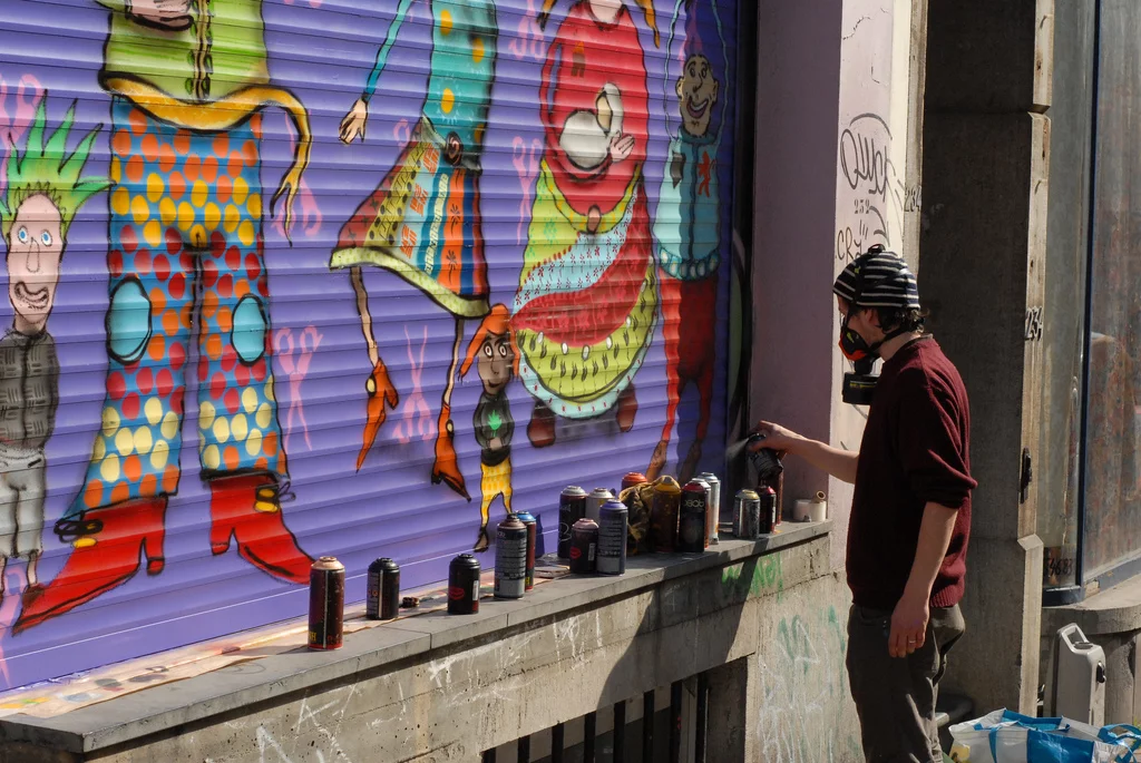 Any lens can be used for street photography, but a focal range of around 35-50 mm is often favored