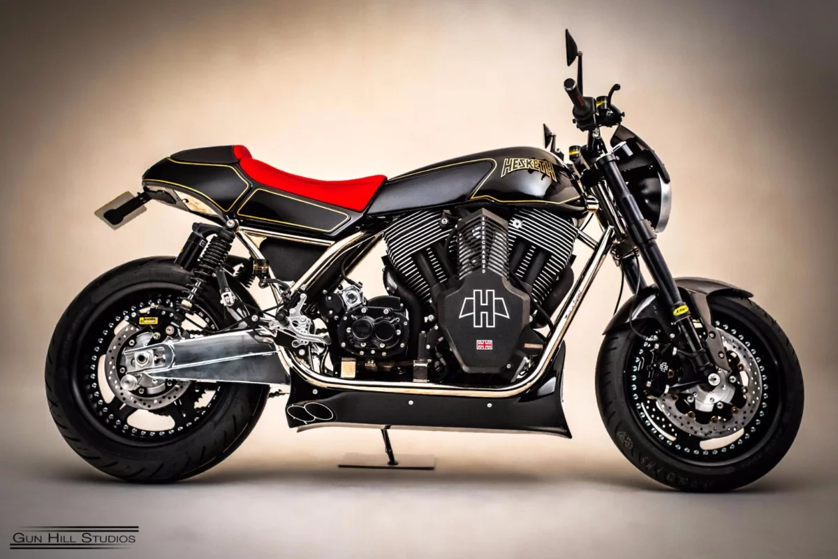 By adding a supercharger to a 2.1 lt V-twin, the Hesketh Valiant SC makes for a very intriguing ride
