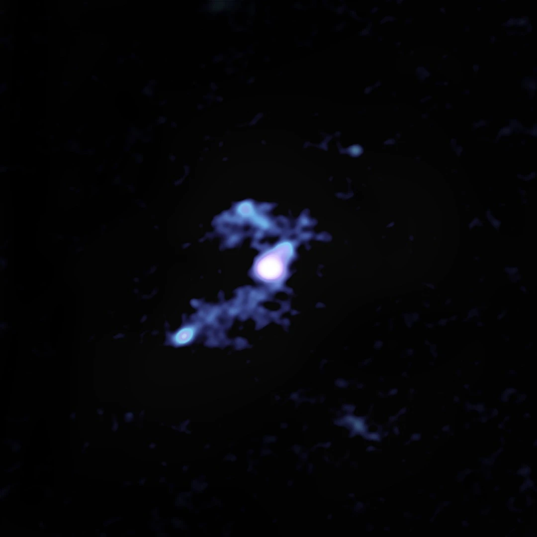How the galaxies appear in radio