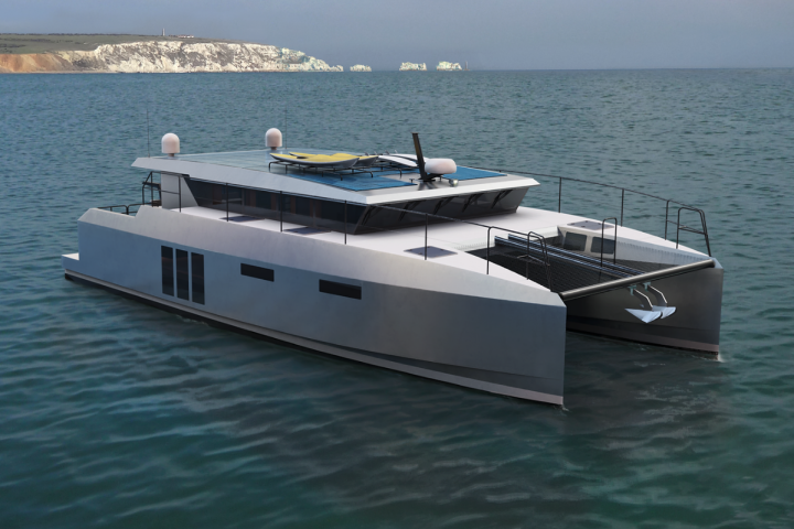 The new Zero.63 will be a 63-foot catamaran explorer powered by methanol engines and fuel cells