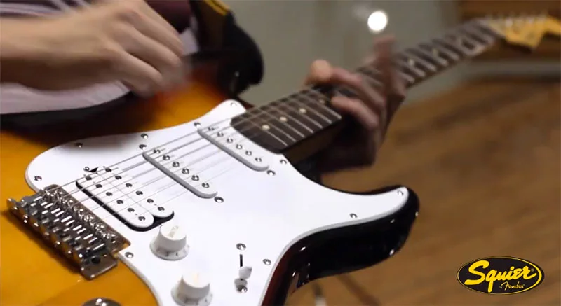 The USB-equipped Squier Stratocaster