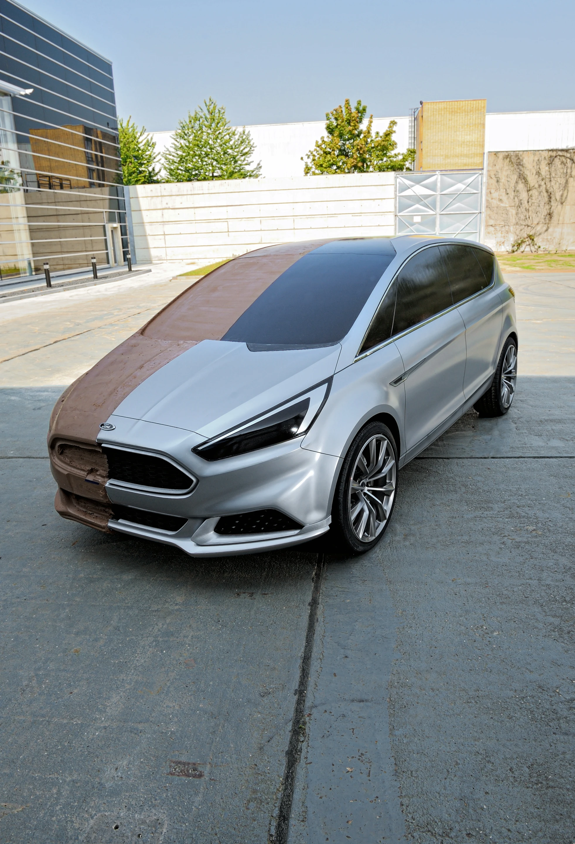 The Ford S-Max Concept after finishing