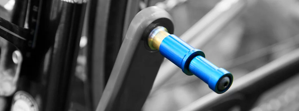 The Ultralite bicycle pedal system is claimed to be the lightest in the world, and features pedals that look like they've been stripped down to almost nothing