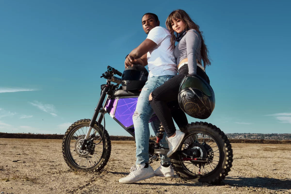 The CyberX has 17- or 18-in all-terrain tires