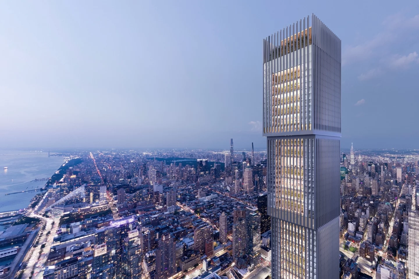 Affirmation Tower will feature a stepped design made up of cantilevered sections