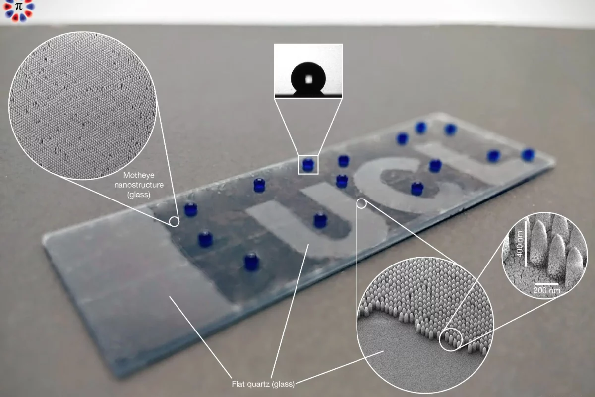 A sample of the smart glass