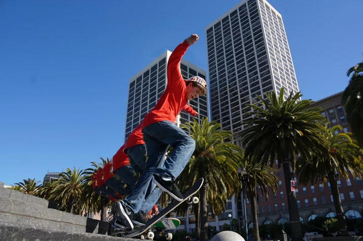 The Motion Shot PlayMemories Camera App from Sony is ideal for shooting extreme sports tricks, as well as fast-moving wildlife