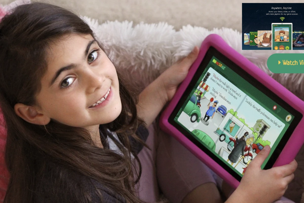 NoMeLoMe is a digital library you can download to your phone or tablet that is absolutely LOADED with books for children of all ages and reading levels
