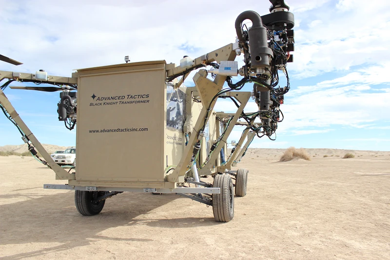 The Black Knight Transformer technology demonstrator in flight configuration