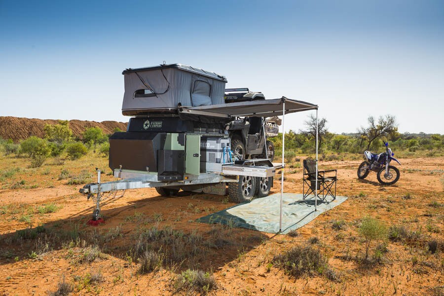 The TH610 with hardshell tent