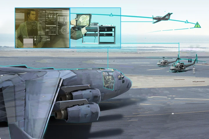 Artist's impression of ALIAS, a drop-in automated flight control system designed to make the pilot's life simpler