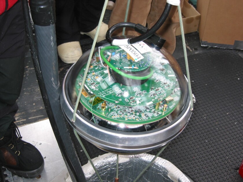 One of IceCube's digital optical modules