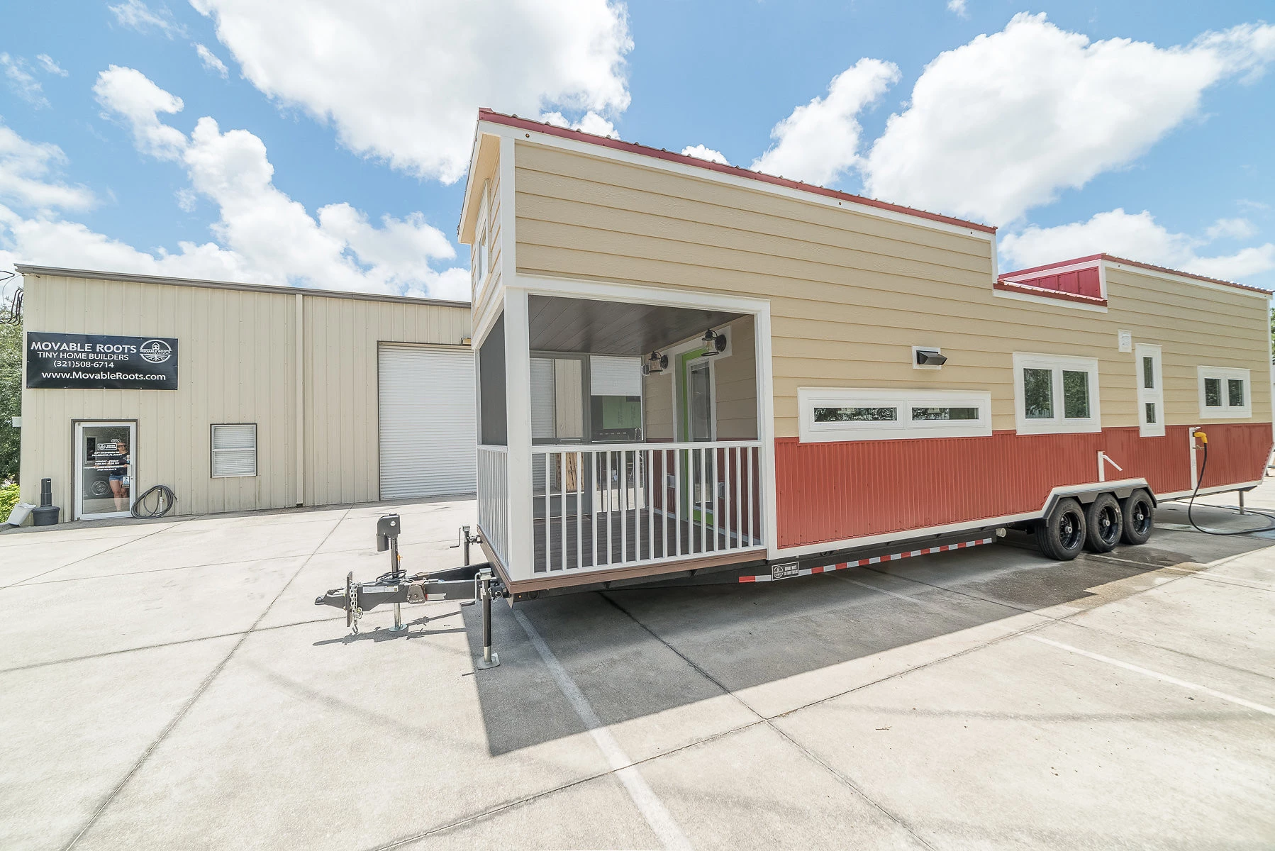 While maybe not the most aerodynamic while in tow, we can't help but to be a little jealous of how cozy it looks. It would certainly be the talk-of-the-town at whatever RV park you ended up at