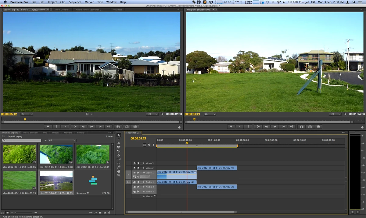 Adobe Premiere Pro is one of the CS6 apps to get a new Charcoal Grey look