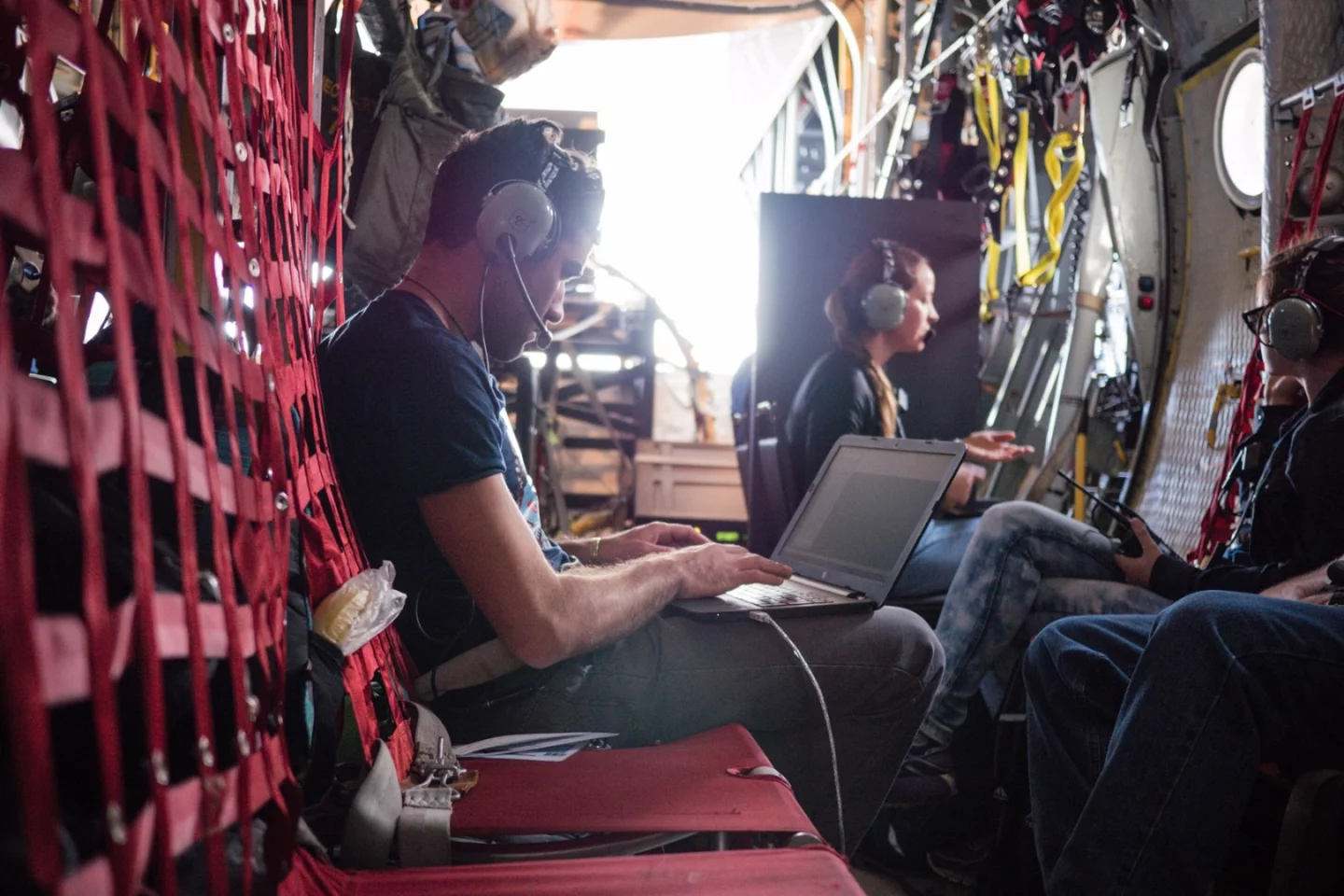 A team of experienced observers on board the first Aerial Expedition flight were tasked with counting the pieces of debris they spotted