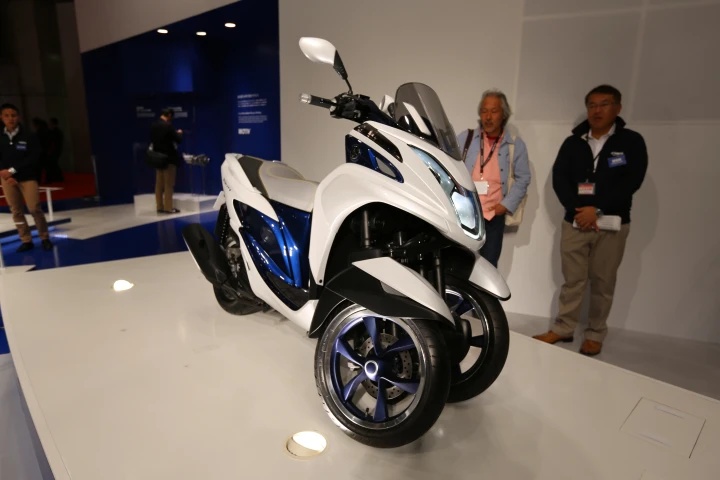 The Yamaha Tricity at the Tokyo Motor Show