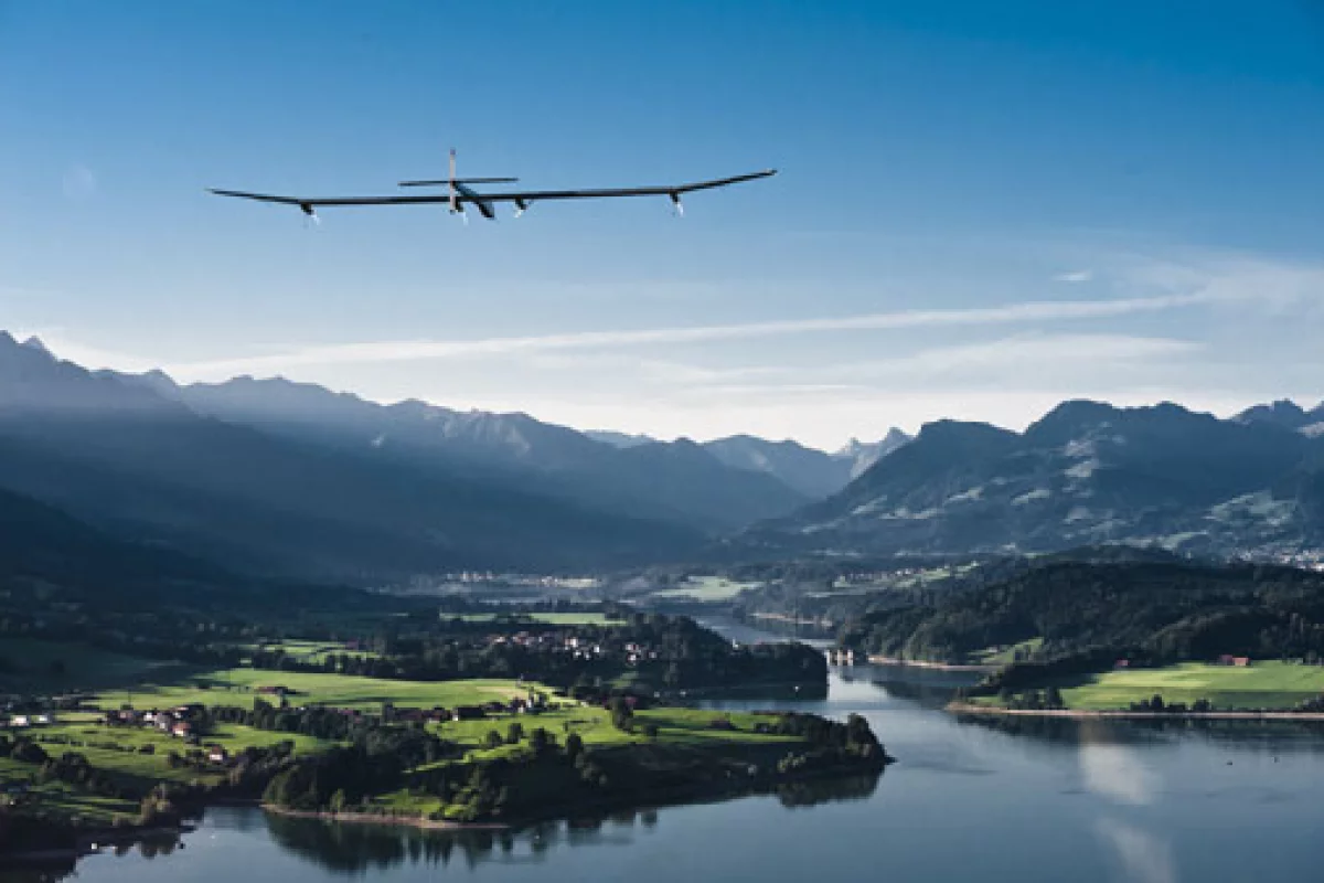 HBSIA during flight testing in Switzerland (Photo: Solar Impulse)