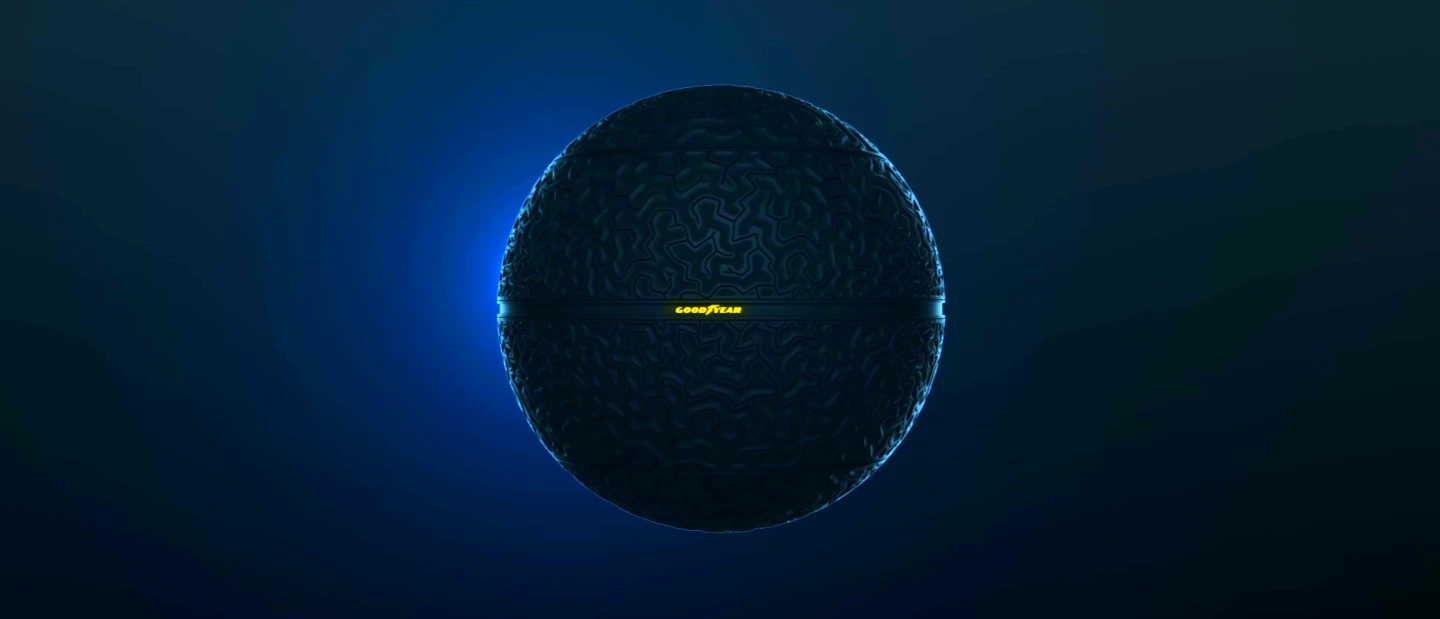 The Goodyear Eagle-360 is a concept tire for autonomous cars