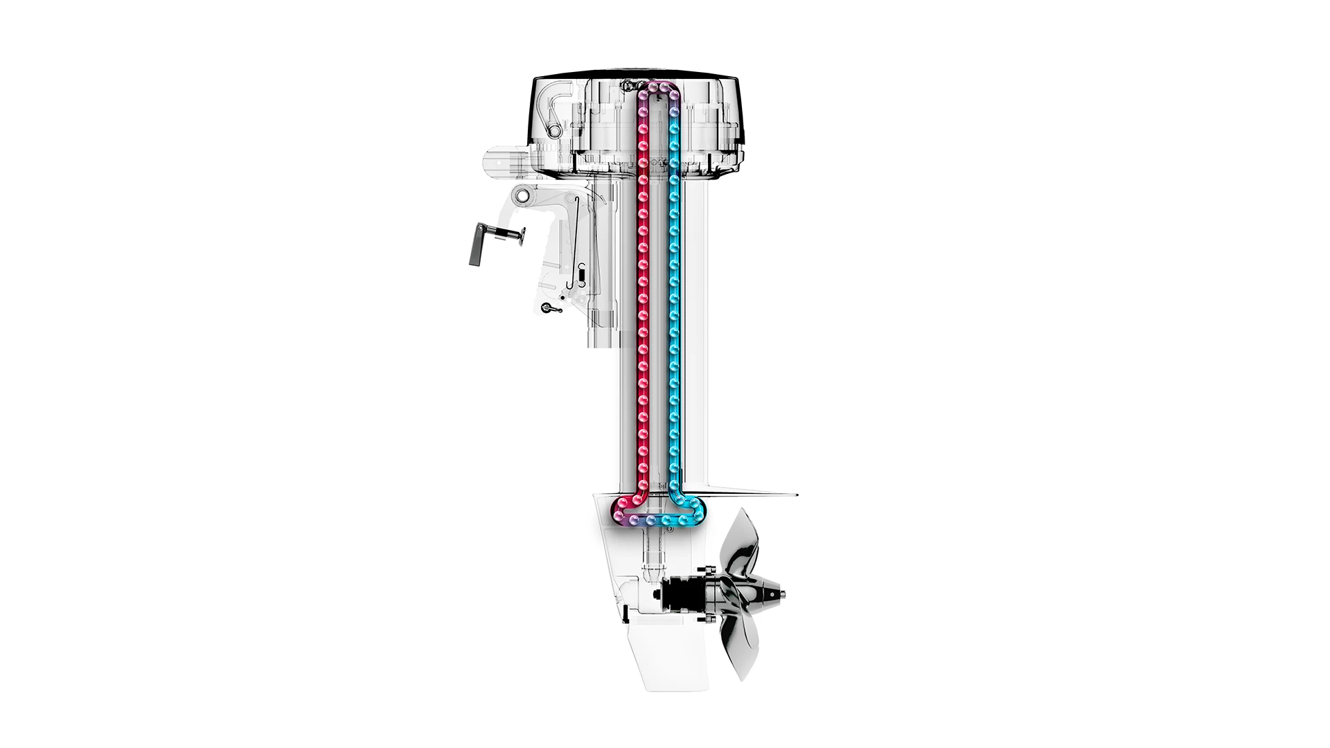The S1 uses a glycol loop cooling system