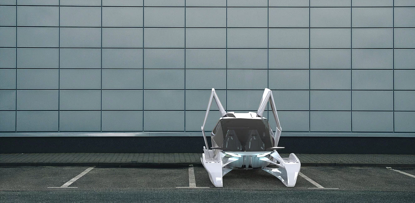 Hoversurf's Project Forumla: it's unclear whether there's wheels underneath it, or whether they're driven